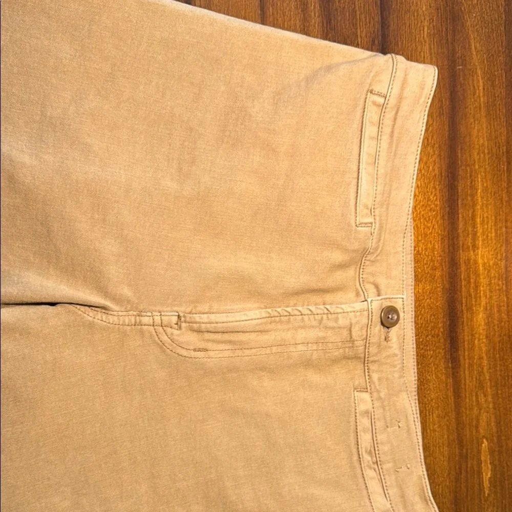 Madewell Emmett Wide-leg Crop Pant - Welt Pocket Adition Tan Size 30 - Picture 4 of 7